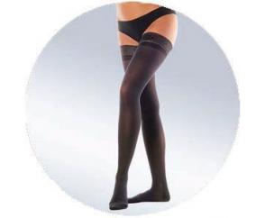 Чулки женские с ажурным верхом с мультифиброй плотные 4222 II класс компрессии