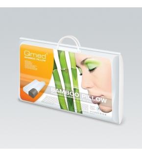 Подушка ортопедическая под голову Qmed BAMBOO с бамбуковым углём