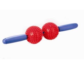Мячи игольчатые с ручкой (2 больших мяча) М-402